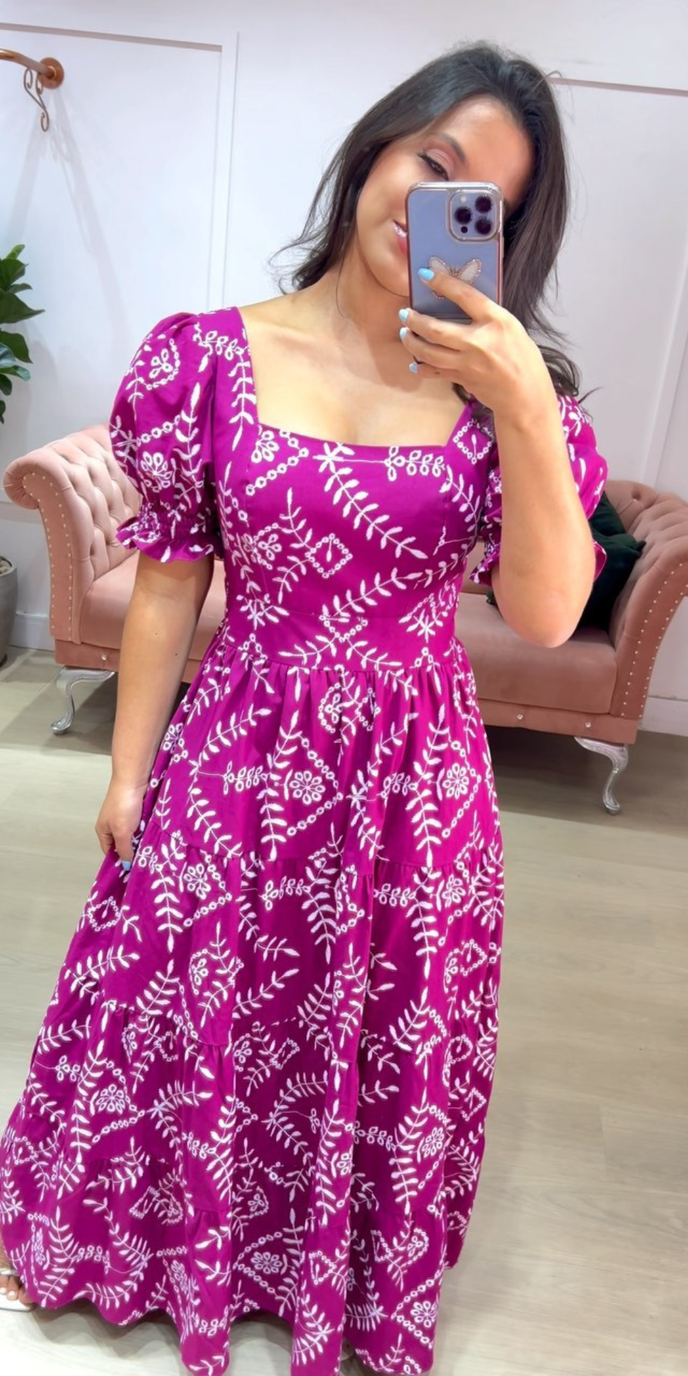 Vestido Carola Uva