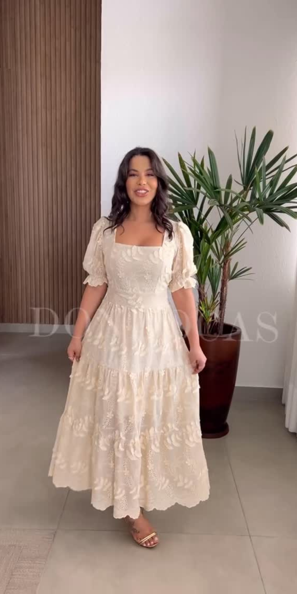 Vestido Verci Creme